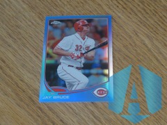 2013 Topps Chrome Blue Refractor #109 JAY BRUCE 005/199 REDS
